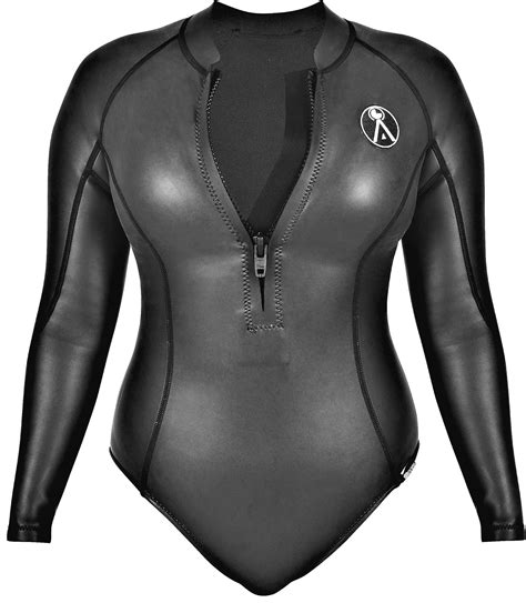 Amazon.com: A Vebodi | Super/Skin | Long Sleeve Swimsuit | Womens