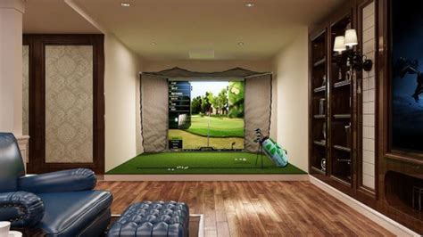 Homecourse Retractable Pro Screen Golf Swing Systems