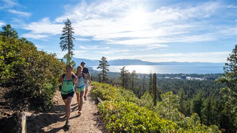 People Hiking Trail