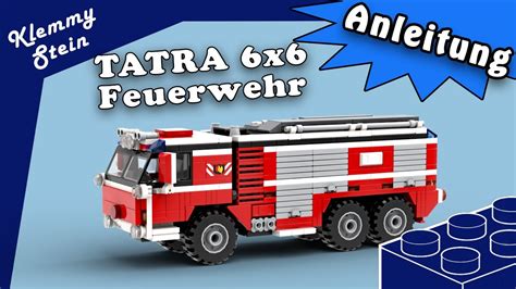 Bauanleitung für den TATRA 6x6 der Feuerwehr LEGO MOC YouTube