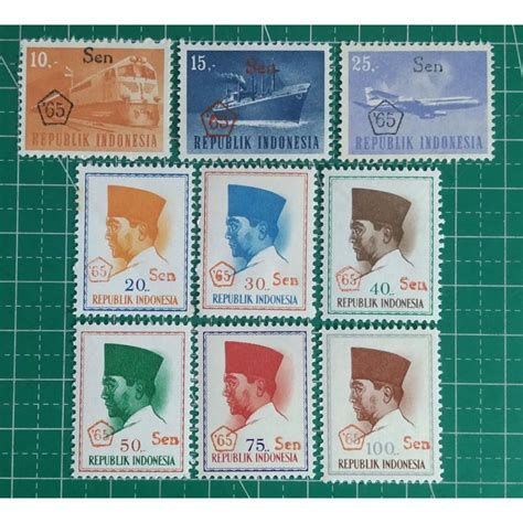 Jual Prangko Lawas Set Lengkap Presiden Soekarno Ri Thn Shopee