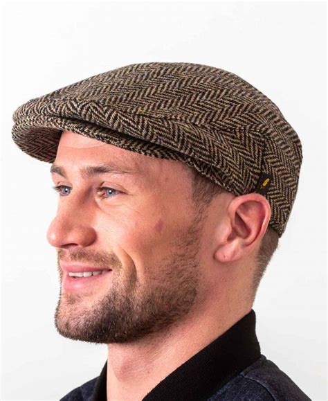 Men S Irish Flat Caps Made In Ireland Free Shipping Flat Cap