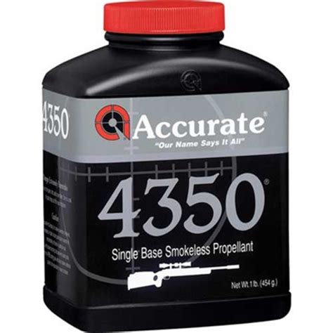 Accurate 4350 Single Base Smokeless Propellant 1lb