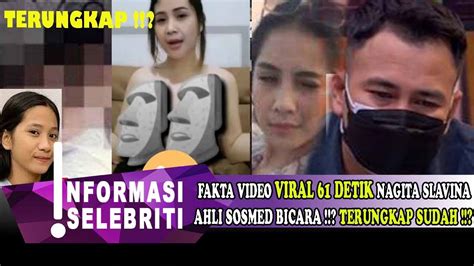 FULL VIDEO VIRAL NAGITA SLAVINA 61 DETIK DI TIKTOK ASLI INI