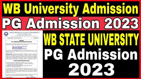 Wbsu Pg Admission Ma Msc Admission Nsou Pg Admission