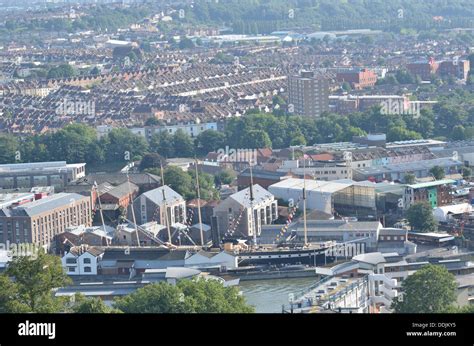 Aerial View Bristol England Uk Stock Photo Alamy