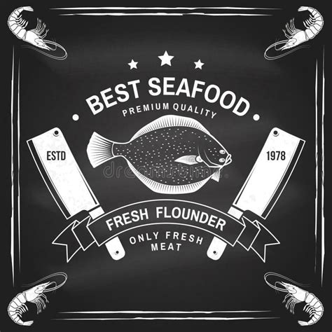 Best Seafood Fresh Dorade Neon Sign Vector Illustration Stock Vector