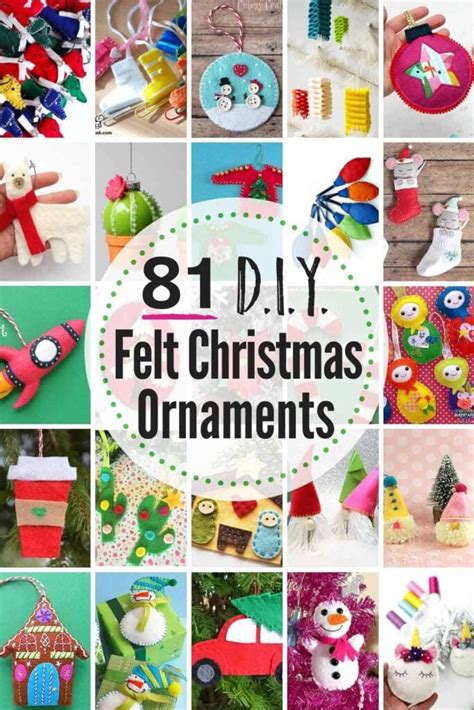 Festive Fun Diy Felt Christmas Ornaments You Ll Want To Make