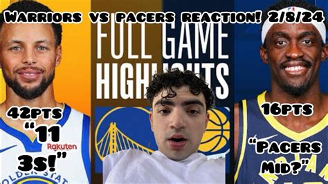 Curry Threes Golden State Warriors Vs Indiana Pacers Full