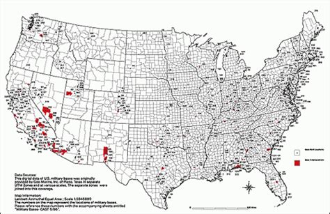 Military Bases United States Map - Printable Map