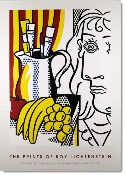 Roy Lichtenstein Still Life With Picasso Poster Zimmerman Editions Ltd