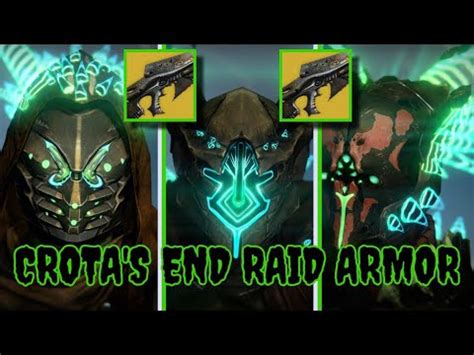 Crota S End Raid Armor Showcase Necrochasm Exotic Auto Destiny