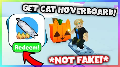 REAL How To Get CAT HOVERBOARD In Pet Simulator X Roblox YouTube