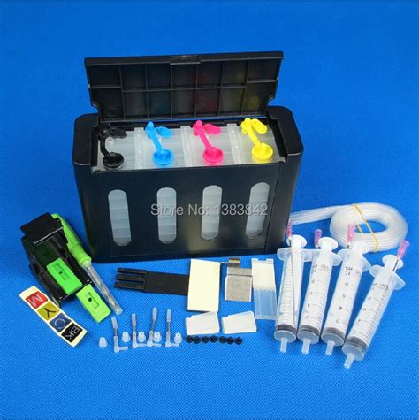 Universal 4 Color CISS Kit Continuous Ink Tank Supply System With