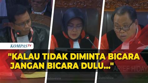 Hakim MK Tegur Pemohon Dari Partai Aceh Di Sidang Sengketa Pileg Tak