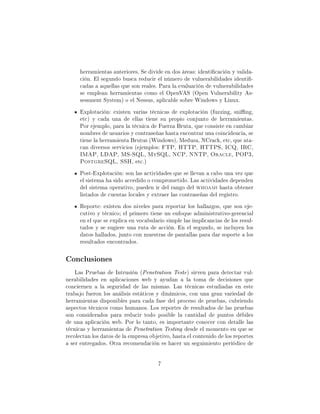 Análisis estáticos y dinámicos en la aplicación de pruebas de intrusión