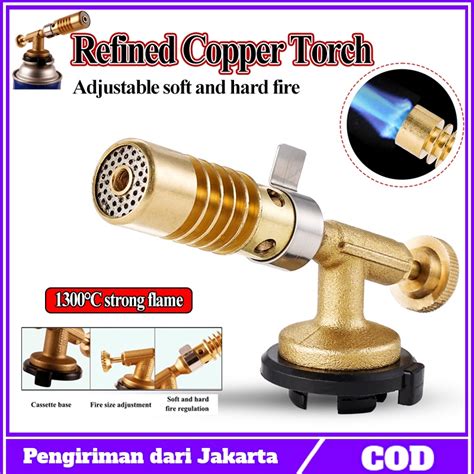 Jual 【siap】flame Gun Gas Torch Blow Torch Kepala Las Manual Kuningan