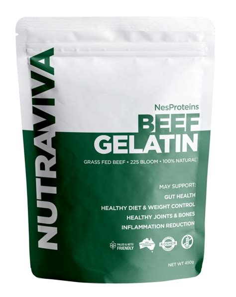 Nutraviva Nesproteins Beef Gelatin Grass Fed The Aussie Gelatin