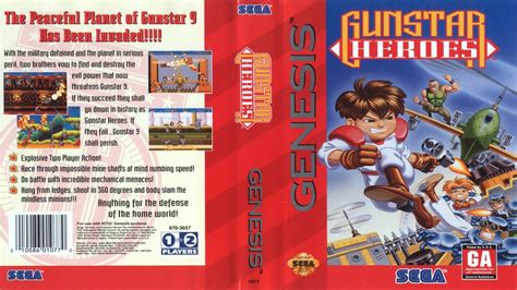 Sega Genesis Gameplay Review Gunstar Heroes HD FULL 60fps Resumen Del