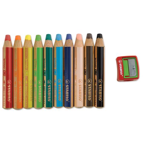 Stabilo Woody 3 in 1 Pencils and Sets | BLICK Art Materials