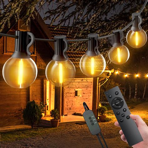 Suwin Catena Luminosa Esterno M Led Luci Da Esterno Giardino Catena