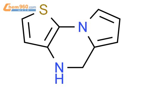 95502 62 8 4 5 二氢吡咯并[1 2 A]噻吩并[3 2 E]吡嗪cas号 95502 62 8 4 5 二氢吡咯并[1 2 A