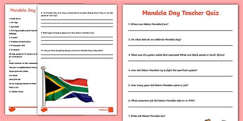 Nelson Mandela Day Quiz Crash Course Podcast Primary