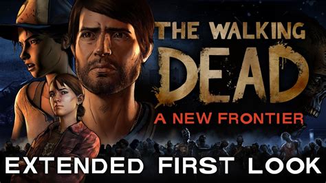 The Walking Dead A New Frontier Extended First Look Youtube