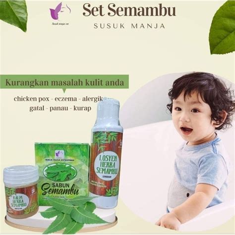 Sg Sellerherba Semambu Instock Sg Neem Balm Soap Lotion For