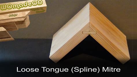 Loose Tongue Mitre Splined Mitre How To Cut By Hand Youtube