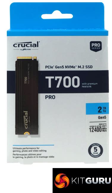 Crucial T Tb With Heatsink Ssd Review Kitguru Part