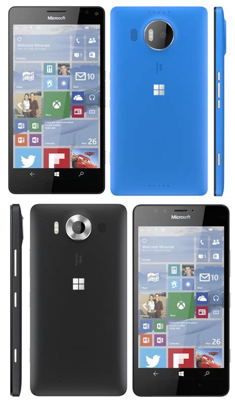 Official Images of Lumia 950 XL & Lumia 950, Microsoft New Flagship Phones, Leaked