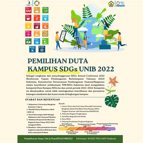 Pemilihan Duta Kampus Sdg Universitas Bengkulu Universitas Bengkulu