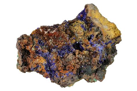 2.8" Azurite Crystal Cluster - Morocco (#160316) For Sale - FossilEra.com