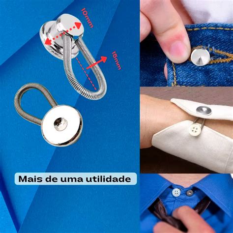 Alargador Extensor Inox De Colarinho Camisa Social Aeo Acess Rios