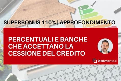 Cessione Del Credito 110 Alle Banche Quale è La Percentuale Di Acquisto E Quali Istituti La