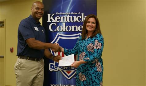 Honorable Order Of Kentucky Colonels Award 275 Grants Totaling 2 1