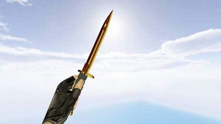 Золотые скина ножа для CS 1.6 — скачать 29 моделей