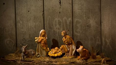 Banksy's Scar of Bethlehem art depicts Jesus's manger under West Bank ...