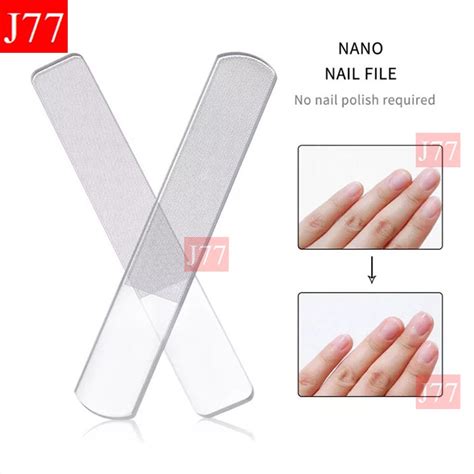 Jual Dengan Box Pengkilap Kikir Kuku Kaca Nano Glass Nail File