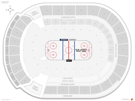 Columbus Blue Jackets Seating Guide Nationwide Arena RateYourSeats