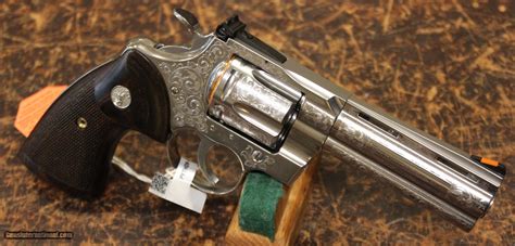 ENGRAVED COLT PYTHON for sale