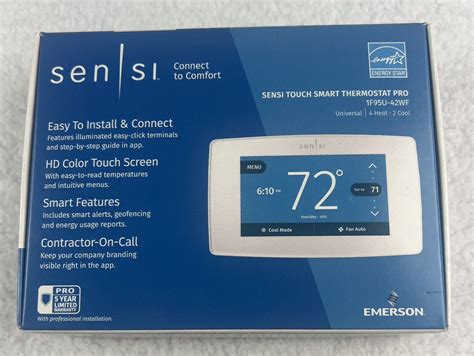 White Rodgers F U Wf Sensi Touch Wi Fi Smart Thermostat For Sale