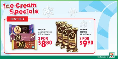 7-Eleven Ice-Cream Sale returns with 1-for-1 Häagen-Dazs Ice Cream, 3-for-S$9.90 on new Magnum ...