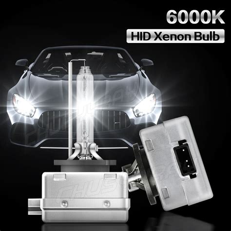 LOT DE 2 AMPOULES DE PHARES XÉNON HID D3S 6000K blanc à remplacer pour