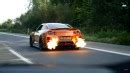 Nissan Gt R Shoots Insane Flames Makes Autobahn Sound Like Jdm