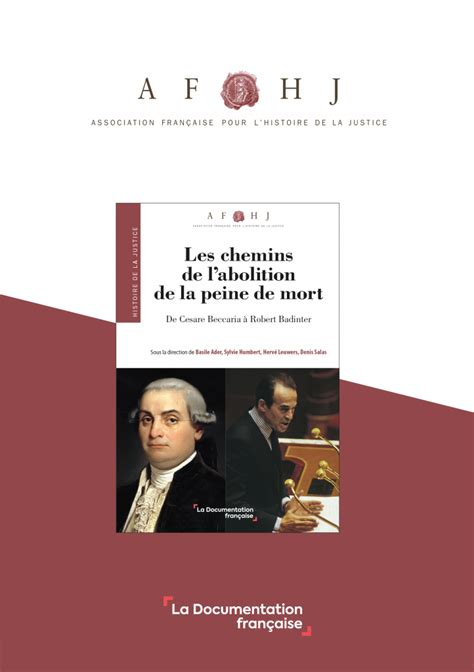 Les Chemins De Labolition De La Peine De Mort De Cesare Beccaria