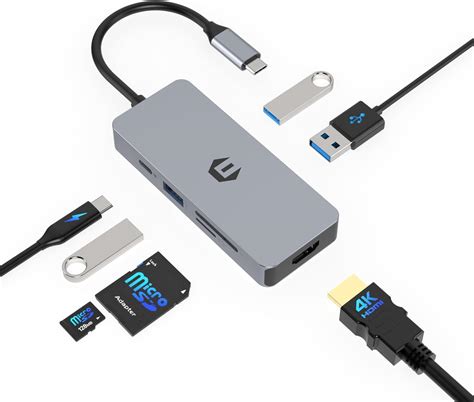 Amazon Usb C Hub Sutoug Usb C Docking Station In Multiport