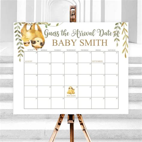 Pin On DUE DATE CALENDAR GUESSING GAME