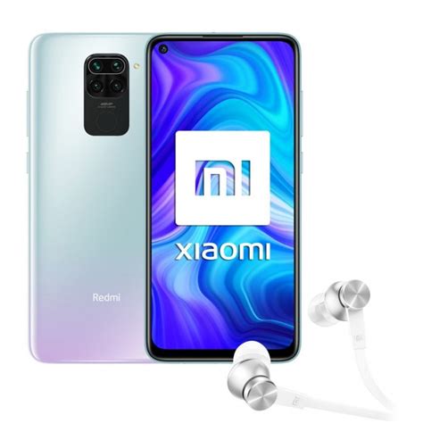 Xiaomi Pack Redmi Note 9 4 128GB Blanco Libre Mi Ear Auriculares